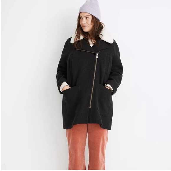 NWT Madewell Eldridge Insulate Collar Coat XXS - Picture 1 of 2